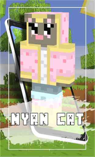 Skin Nyan Cat For Minecraft 2