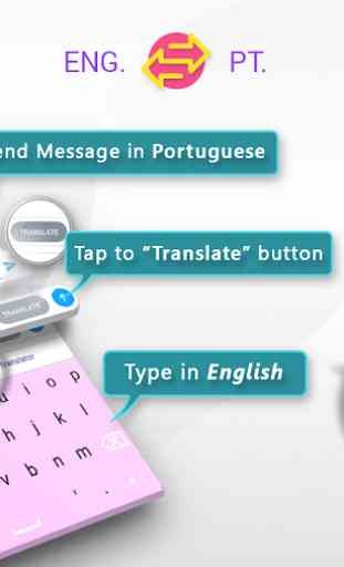 Teclado Tradutor Inglês Português 2