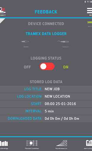 Tramex Feedback Data Logger 3