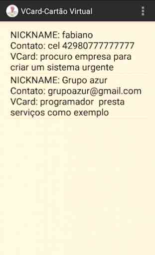 VCard-Cartão Virtual 2