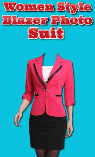 Women Style Blazer Photo Suit 1