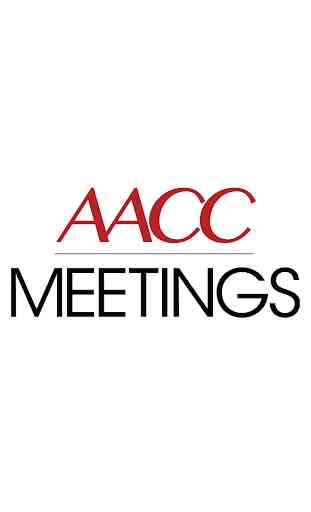 AACC Annual Scientific Meeting 1