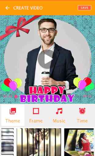 Birthday video for friend - with name and photo 4