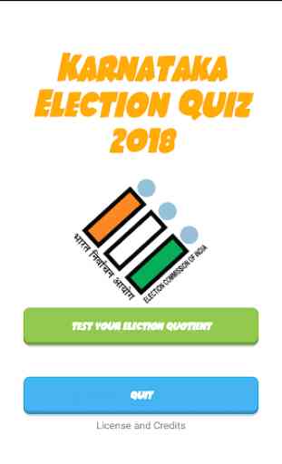 (by BBMP) Karnataka Election Quiz 1