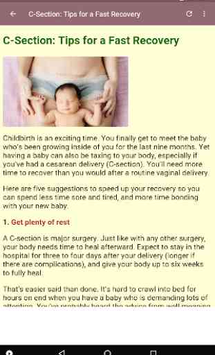 C-Section Recovery 2