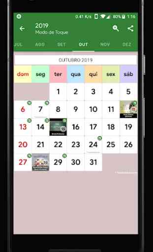 Calendário Brasil - Feriado & Nota (2020) 2
