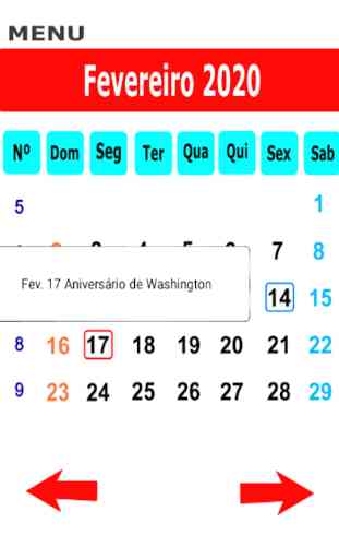 Calendário Português 2020- Feriados. 4