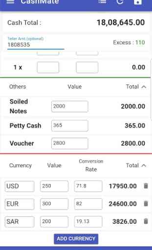 CashMate - Cash Tally & Currency Counter 2