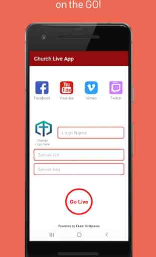 Church Live Broadcaster App Pro 1