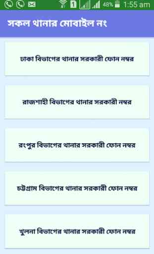Contact Numbers of Bd Police 1