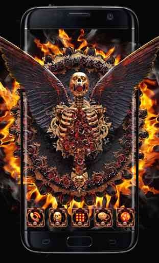 Crânio do fogo do inferno 1