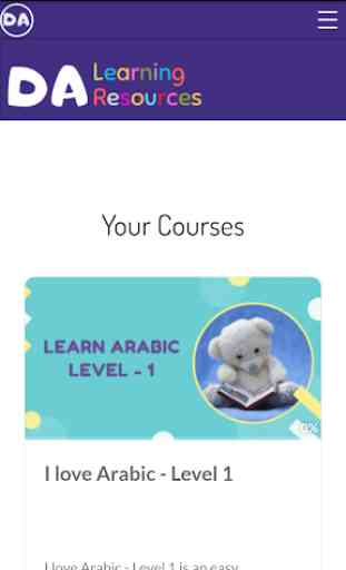 DA Learning App 1