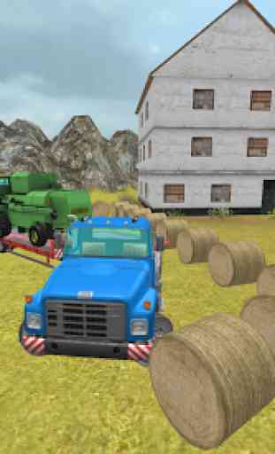 Fazenda Caminhão 3D: Colheitadeira Transporte 1