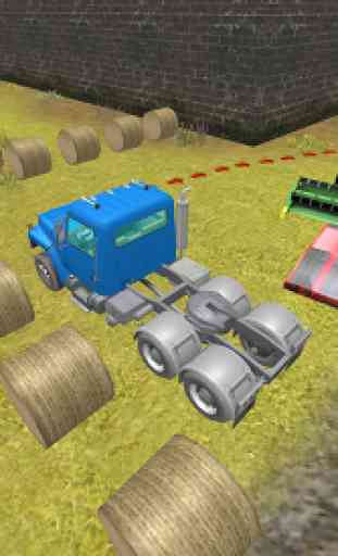 Fazenda Caminhão 3D: Colheitadeira Transporte 4