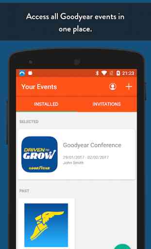 Goodyear Events App 4