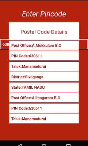 Indian Post Pin codes Finder 2