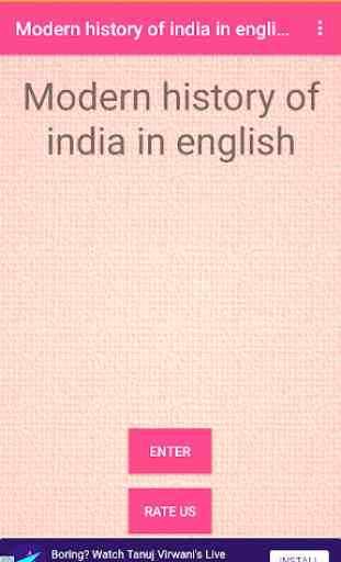 Modern history of india in english 1