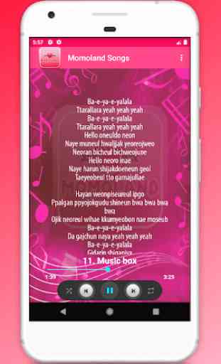 Momoland Songs KPop Lyric 4
