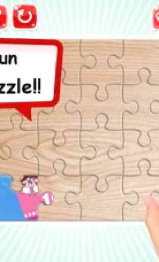 O Gato E Amigos Jigsaw Puzzle Jogos 1