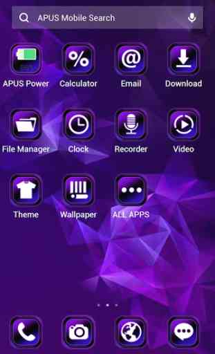 Purple Prism APUS Launcher theme 2