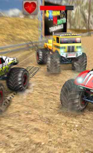 Real Monster Truck Chase Racing Stunt 2