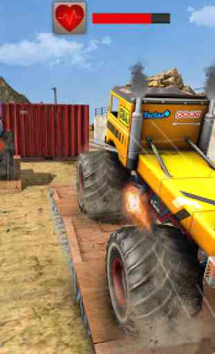 Real Monster Truck Chase Racing Stunt 4