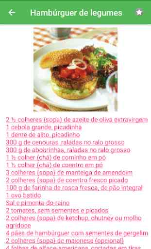 Receitas de hamburguer grátis em portuguesas 2