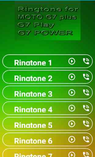 Ringtone for Moto G7 plus . G7 Play . G7 power 3
