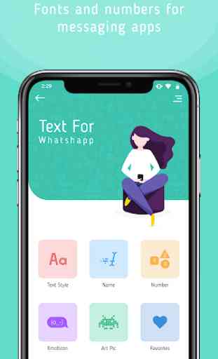 Text For WhatsApp : Text Style, Fonts for WhatsApp 3