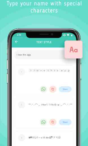 Text For WhatsApp : Text Style, Fonts for WhatsApp 4