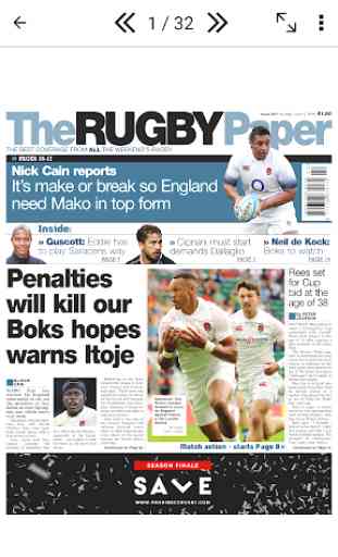 The Rugby Paper, Welsh Edition 2