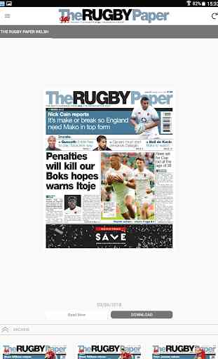 The Rugby Paper, Welsh Edition 4
