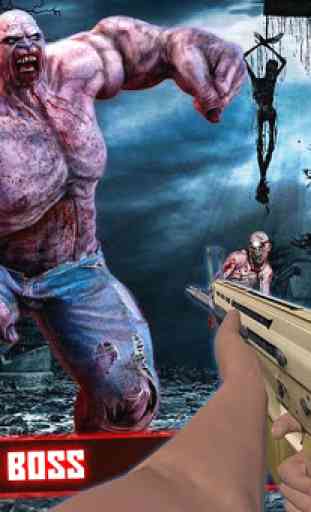 tiro de arma OPS zombie shooter: ilha sobrevivente 1