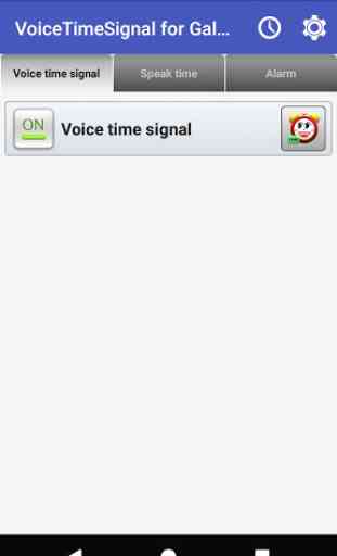 VoiceTimeSignal for Galaxy 1