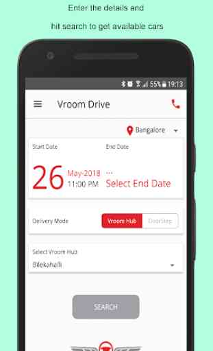 Vroom Drive - Self Drive Car Rental App 1