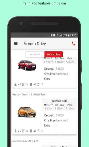 Vroom Drive - Self Drive Car Rental App 4