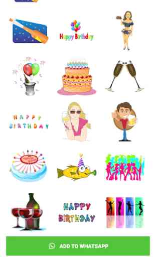 WASticker Apps - Happy Birthday and Party Stickers 1