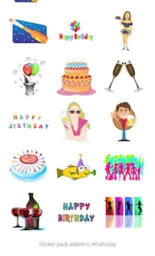 WASticker Apps - Happy Birthday and Party Stickers 4