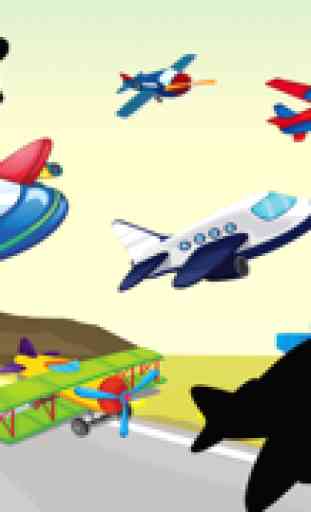 Ativos! Jogo de aviões para crianças a aprender para o jardim de infância e Escola infantil 3