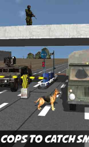 Border Patrol Sniffer Dog: Comando Army Dog Sim 1