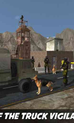 Border Patrol Sniffer Dog: Comando Army Dog Sim 4