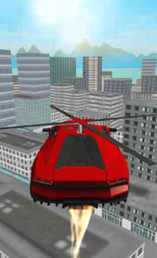 Flying  Helicopter Car 3D Free 2