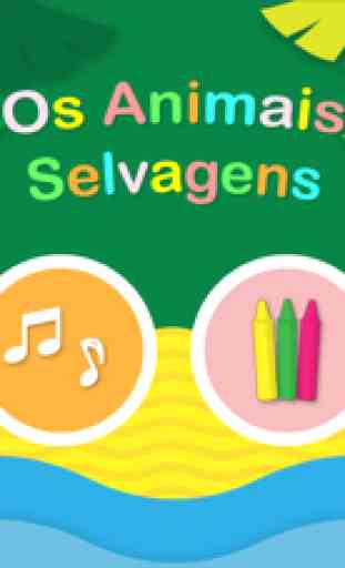 Os Animais Selvagens - Jogos Divertidos e Educativos para Crianças 1