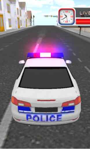 polícia car condutor 2