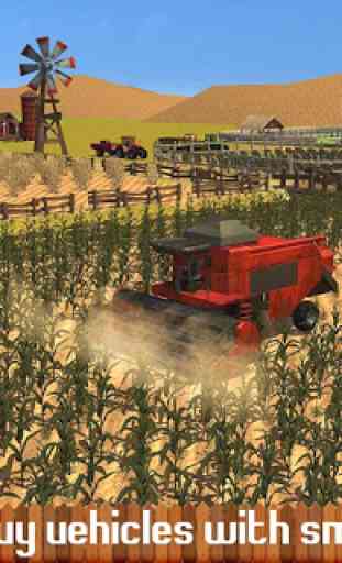 rolnictwo sim traktor wzgórze 3