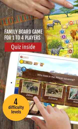 Safari Quest jogo de tabuleiro 1