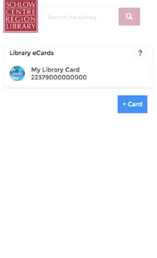 My Library Card 2