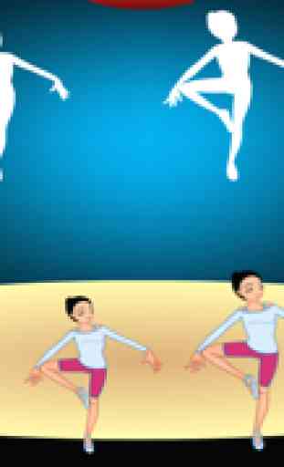 Ativo! Dimensionamento de Jogo Para Crianças de Aprender e Jogar Com Uma Bailarina 1