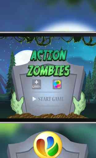 Action Zombies – A Fun Zombie Jump and Run Game, Zombies Ação - um Divertido Salto Zumbi e Correr Jogo 2