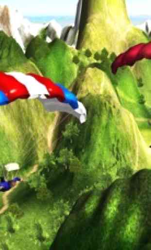 Air Duplos Simulator 3D - Um pára-quedismo jogo de simulação de voo 3